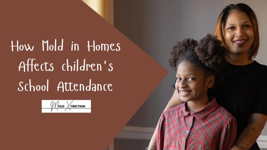 How Mold in Homes Affects children's School Attendance